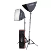 Caruba LED 50x50cm Softbox Szett E27 LED Izzóval all-in-1 világítás-szett