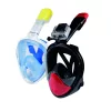 Caruba teljes arcos sznorkelmaszk Dual Air + akciókamera rögzítés (pink, S/M) [Full Face Snorkel Mask Dual Air]