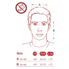 Caruba teljes arcos összecsukható sznorkelmaszk + akciókamera rögzítés (rózsaszín, L/XL) [Full Face Snorkel Mask Swift - Foldable]