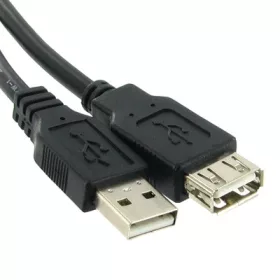 Caruba USB 2.0 kábel (A apa - B anya, 3m)