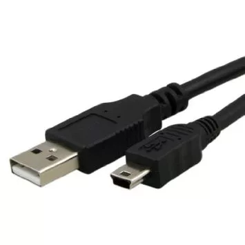 Caruba USB 2.0 kábel (A apa - Mini-B apa 5 tűs, 2m)