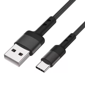 Caruba USB-A - USB-C 60W kábel 1m (fekete)