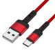 Caruba USB-A - USB-C 60W kábel 1m (piros)
