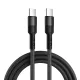 Caruba USB-C - USB-C 60W kábel 3m (fekete)