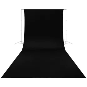 Caruba gyűrődésálló háttér 2,60m x 6m fekete