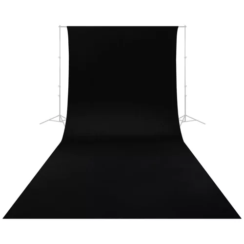Caruba gyűrődésálló háttér 2,60m x 6m fekete