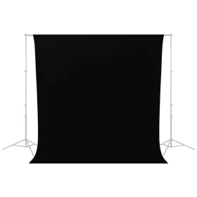 Caruba gyűrődésálló háttér 2,60m x 3m fekete