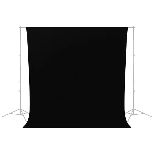 Caruba gyűrődésálló háttér 2,60m x 3m fekete