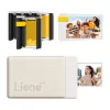 Liene Pearl N200 Pro 2x3 hüvelykes hordozható fotónyomtató kit (arany)