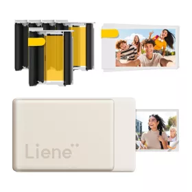   Liene Pearl N200 Pro 2x3 hüvelykes hordozható fotónyomtató kit (arany)