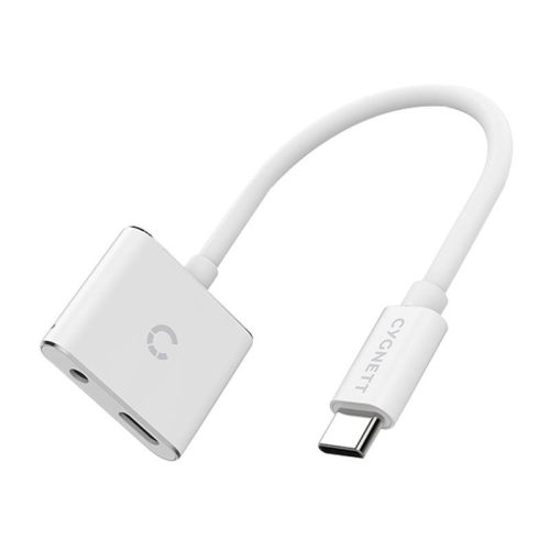 Cygnett Essentials USB-C -mini jack 3.5mm Audio Adapter (Fehér)