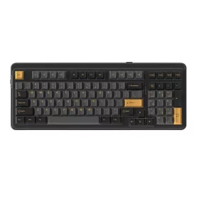   Dareu EK98 Pro Mechanikus Billentyűzet (Piros) Kapcsolókkal, (Fekete) -Arany (E-K-98-Pro)