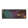 Dareu EK98 Pro Mechanikus Billentyűzet (Piros) Kapcsolókkal, (Fekete) -Arany (E-K-98-Pro)