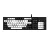 Dareu EK104 Mechanikus Billentyűzet (Piros) Kapcsolókkal (Fehér) - (Fekete) (EK104-White-black)