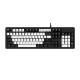   Dareu EK104 Mechanikus Billentyűzet (Piros) Kapcsolókkal (Fehér) - (Fekete) (EK104-White-black)