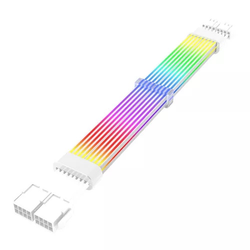 Darkflash ARGB 8 PIN*2 (Fehér) Grafikus Kártya Tápkábel (LG02-White)