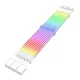 Darkflash ARGB 8 PIN*3 (Fehér) Grafikus Kártya Tápkábel (LG03-White)