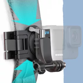   Akciókamera & GoPro Öv-Vállpánt-Táskapánt Rögzítő Forgatható Adapter