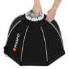TRIOPO S90 Nyolcszögű Méhrács Softbox - Studió Bowens 90cm Kinyitható Ernyő-Diffúzor