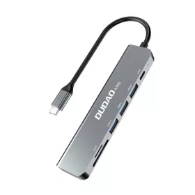 Dudao 6in1 USB-C Adapter 3x USB, SD/TF Olvasó (A15S)