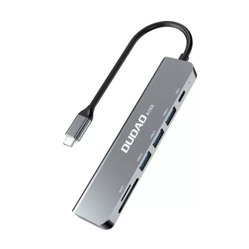 Dudao 6in1 USB-C Adapter 3x USB, SD/TF Olvasó (A15S)
