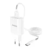 Dudao A3EUT hálózati töltő 2xUSB + USB-C kábel 12W - fehér