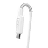Dudao A3EUT hálózati töltő 2xUSB + USB-C kábel 12W - fehér