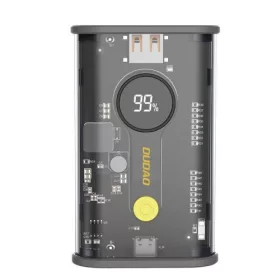   Dudao powerbank K16Pro – kijelzővel, C+U, PD 22.5W, 20000mAh – Type-C kábel (0,75m) (fekete)