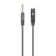DudaoL11S AUX jack 3.5mm audio hosszabbító, 1m (Fekete)