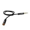 DudaoL11S AUX jack 3.5mm audio hosszabbító, 1m (Fekete)