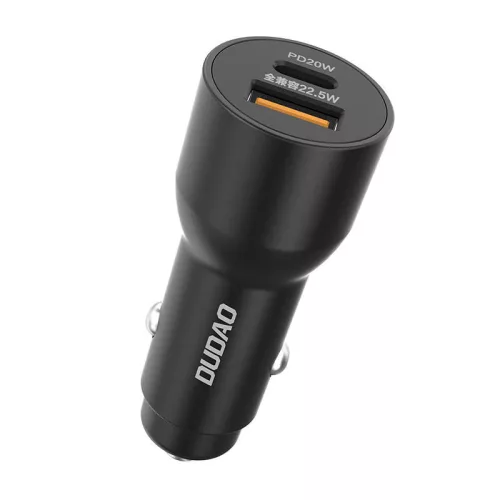 Dudao Autós Töltő USB És /USB-C Csatlakozó , PD 22.5W (TGR1)