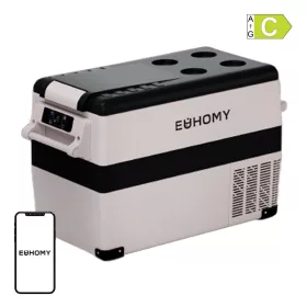   Euhomy 45L Autós Hűtőszekrény Kompresszoros Hűtéssel(53621)