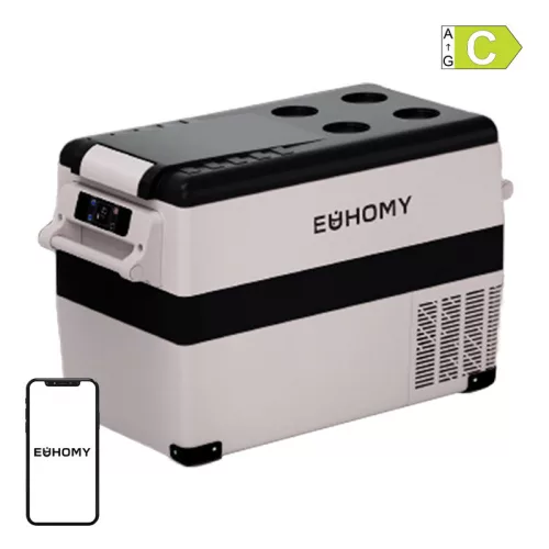 Euhomy 45L Autós Hűtőszekrény Kompresszoros Hűtéssel(53621)