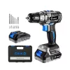 Deko Tools 20V Szénkefe Nélküli Akkumulátoros Fúrógép (DKBL20DU3-S3)