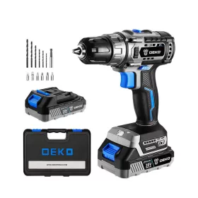   Deko Tools 20V Szénkefe Nélküli Akkumulátoros Fúrógép (DKBL20DU3-S3)