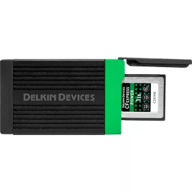   Delkin CFexpress 4.0 kártyaolvasó USB4/Thunderbolt csatlakozóval