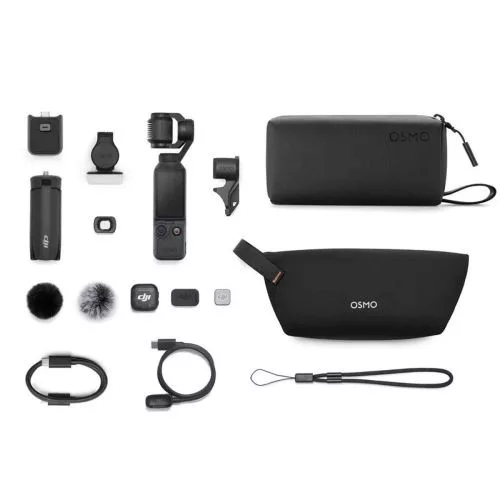 DJI akciókamera Osmo Pocket 4 Creator Combo (fekete)