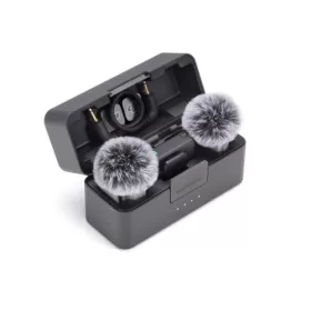   DJI Mic Mini 2 vezeték nélküli mikrofon (2 TX + 1 RX + töltőtok, fekete)
