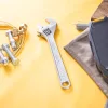 Deli Tools Állítható (Ezüst) Csavarkulcs 12" (EDL012A)