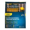 Deli Tools 33 Részes Precíziós Csavarhúzó Készlet (EDL1033D)
