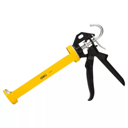 Deli Tools 230mm (Sárga) Tömítőanyag Kinyomópisztoly (EDL2370)