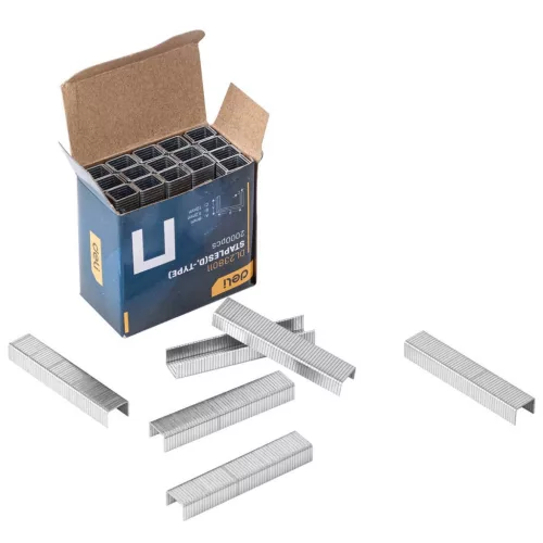 Deli Tools 2000 db-os D típusú Tűzőkapocs (EDL238011)