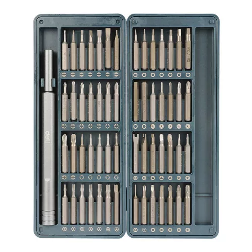 Deli Tools Precíziós Csavarhúzó Készlet 57 db (EDL241057)