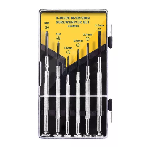 Deli Tools Precíziós Csavarhúzó Készlet 6 Részes (EDL3206)