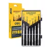 Deli Tools Precíziós Csavarhúzó Készlet 6 Részes (EDL3206)