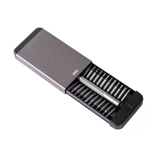 Deli Tools 25 Részes Precíziós Csavarhúzó Készlet (EDL3525)