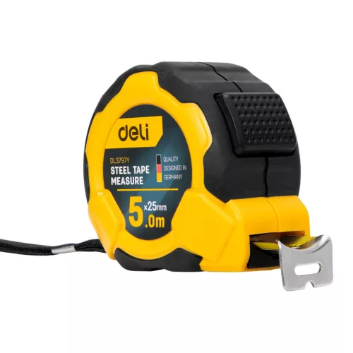 Deli Tools 5m (Sárga) Mérőszalag (EDL3797Y)