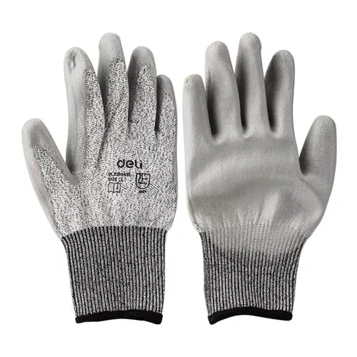 Deli Tools Vágásbiztos Kesztyű- L méret(EDL521043L)
