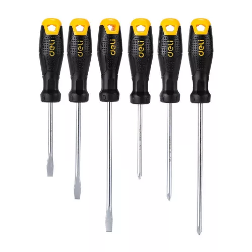Deli Tools 6 db Precíziós Csavarhúzó Készlet (EDL620006)