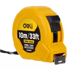 Deli Tools 10m (Sárga) Mérőszalag (EDL9010Y)
